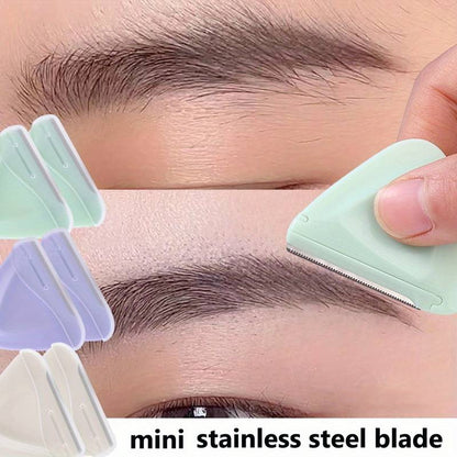 Macaron Safety Eyebrow Razor Trimmer (1–3 Pack)
